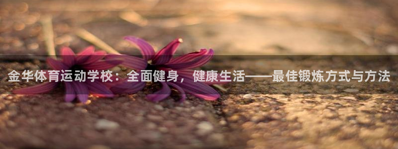 vsport体育官网下载平台注册：金华体育运动学校：全面健身